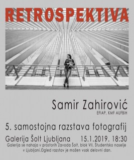 Odprtje razstave Samir Zahirović - RETROSPEKTIVA