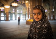 Girl in mosque
