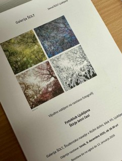 Odprtje fotografske razstave Štirje letni časi